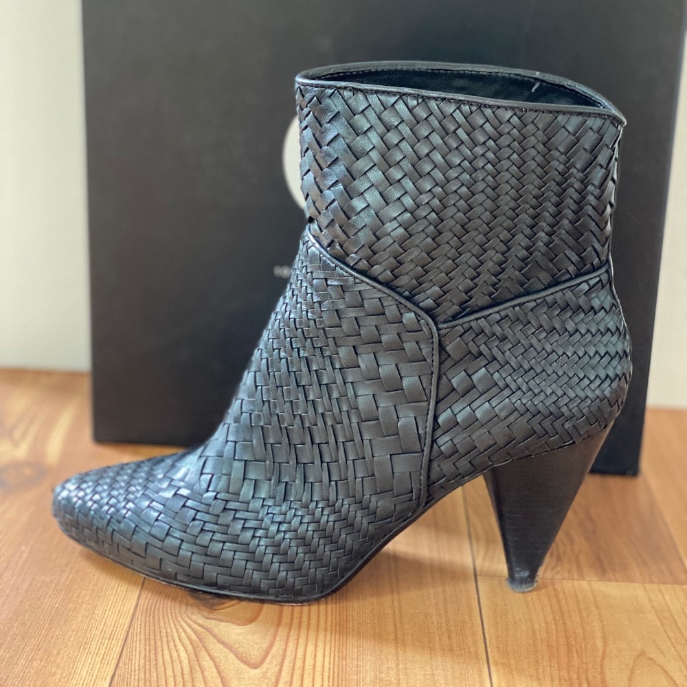 Derek Lam 10 Crosby Dannie Woven Bootie